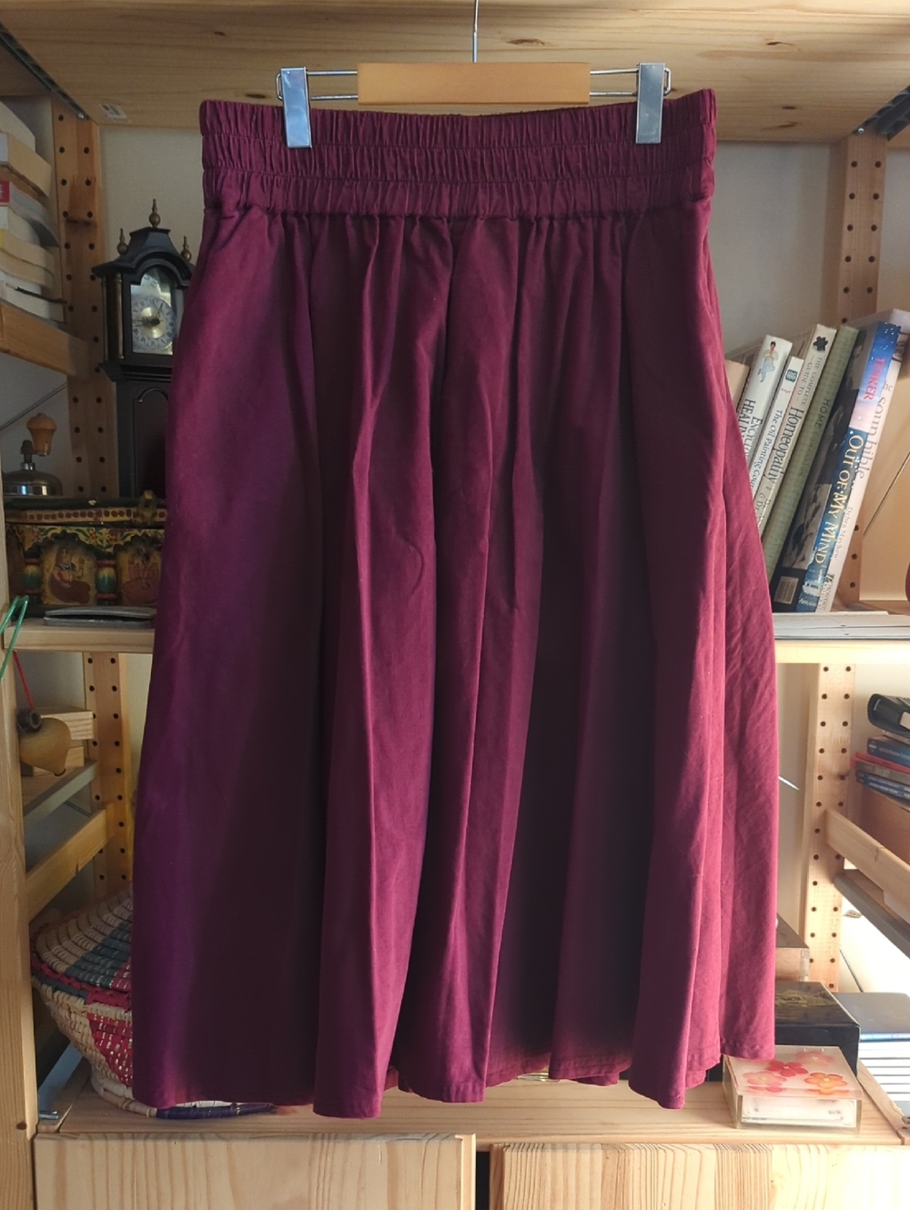 Free People Corduroy Pull-on Skirt